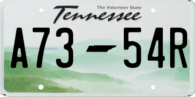 TN license plate A7354R