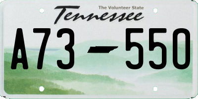 TN license plate A7355O