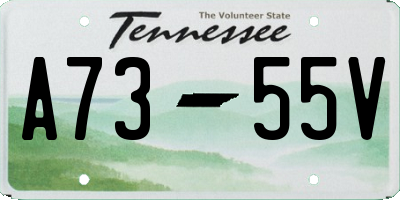 TN license plate A7355V
