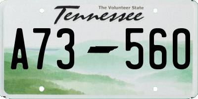 TN license plate A7356O