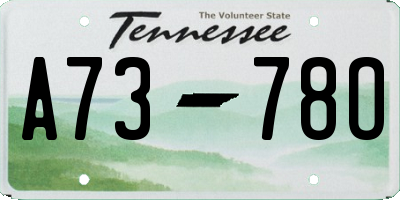 TN license plate A7378O