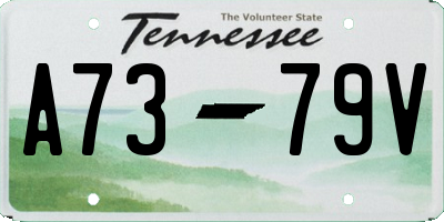 TN license plate A7379V