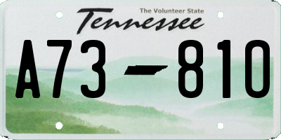 TN license plate A7381O