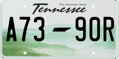 TN license plate A7390R