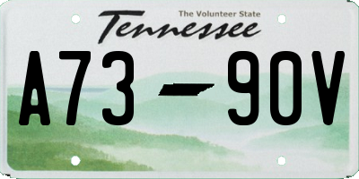 TN license plate A7390V