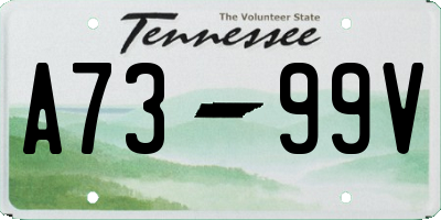 TN license plate A7399V