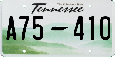 TN license plate A7541O