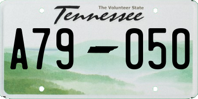 TN license plate A7905O