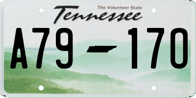 TN license plate A7917O