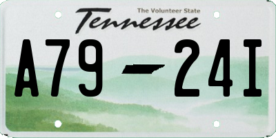 TN license plate A7924I