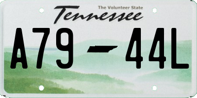 TN license plate A7944L