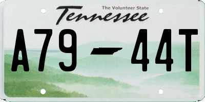 TN license plate A7944T