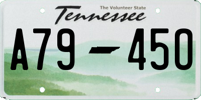 TN license plate A7945O