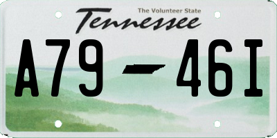 TN license plate A7946I