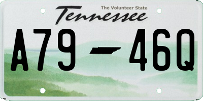 TN license plate A7946Q