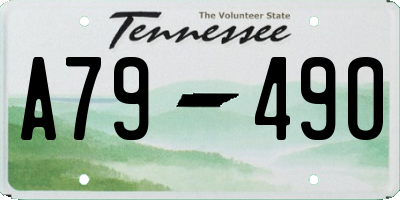TN license plate A7949O