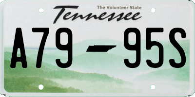 TN license plate A7995S