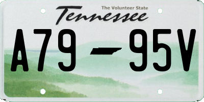 TN license plate A7995V