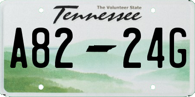 TN license plate A8224G