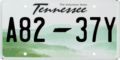 TN license plate A8237Y
