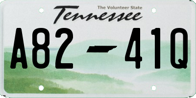 TN license plate A8241Q
