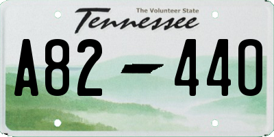 TN license plate A8244O
