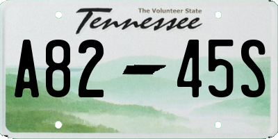 TN license plate A8245S