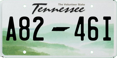 TN license plate A8246I