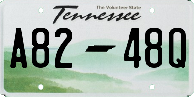 TN license plate A8248Q