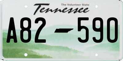 TN license plate A8259O