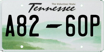 TN license plate A8260P