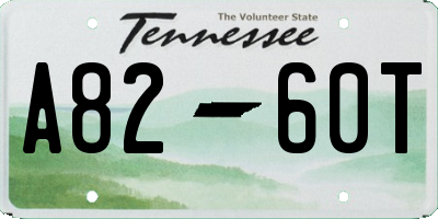 TN license plate A8260T