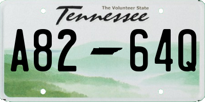 TN license plate A8264Q