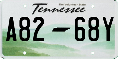 TN license plate A8268Y