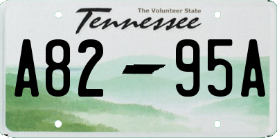 TN license plate A8295A