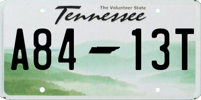 TN license plate A8413T