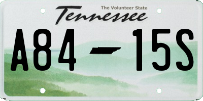 TN license plate A8415S