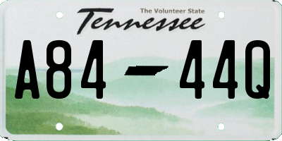 TN license plate A8444Q