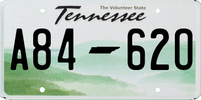 TN license plate A8462O