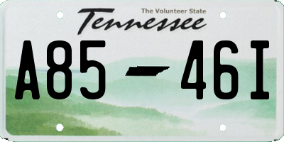 TN license plate A8546I