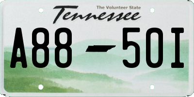 TN license plate A8850I