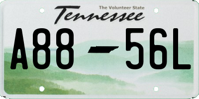 TN license plate A8856L