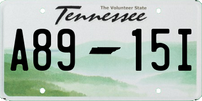 TN license plate A8915I