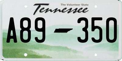 TN license plate A8935O
