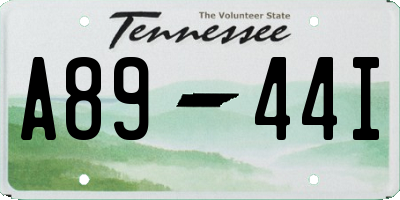 TN license plate A8944I