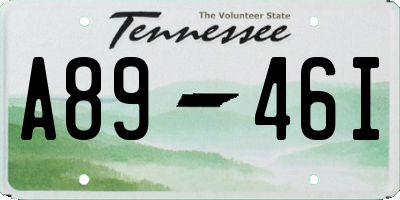 TN license plate A8946I