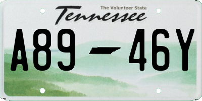 TN license plate A8946Y