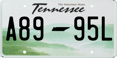 TN license plate A8995L
