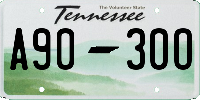 TN license plate A9030O