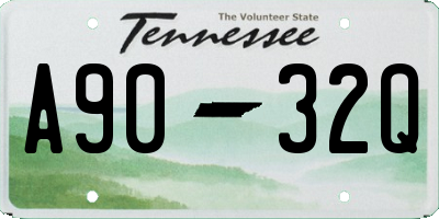 TN license plate A9032Q